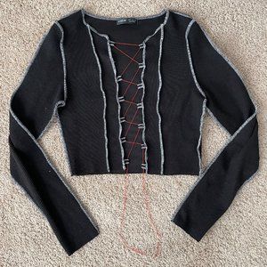 Black Crop Top
